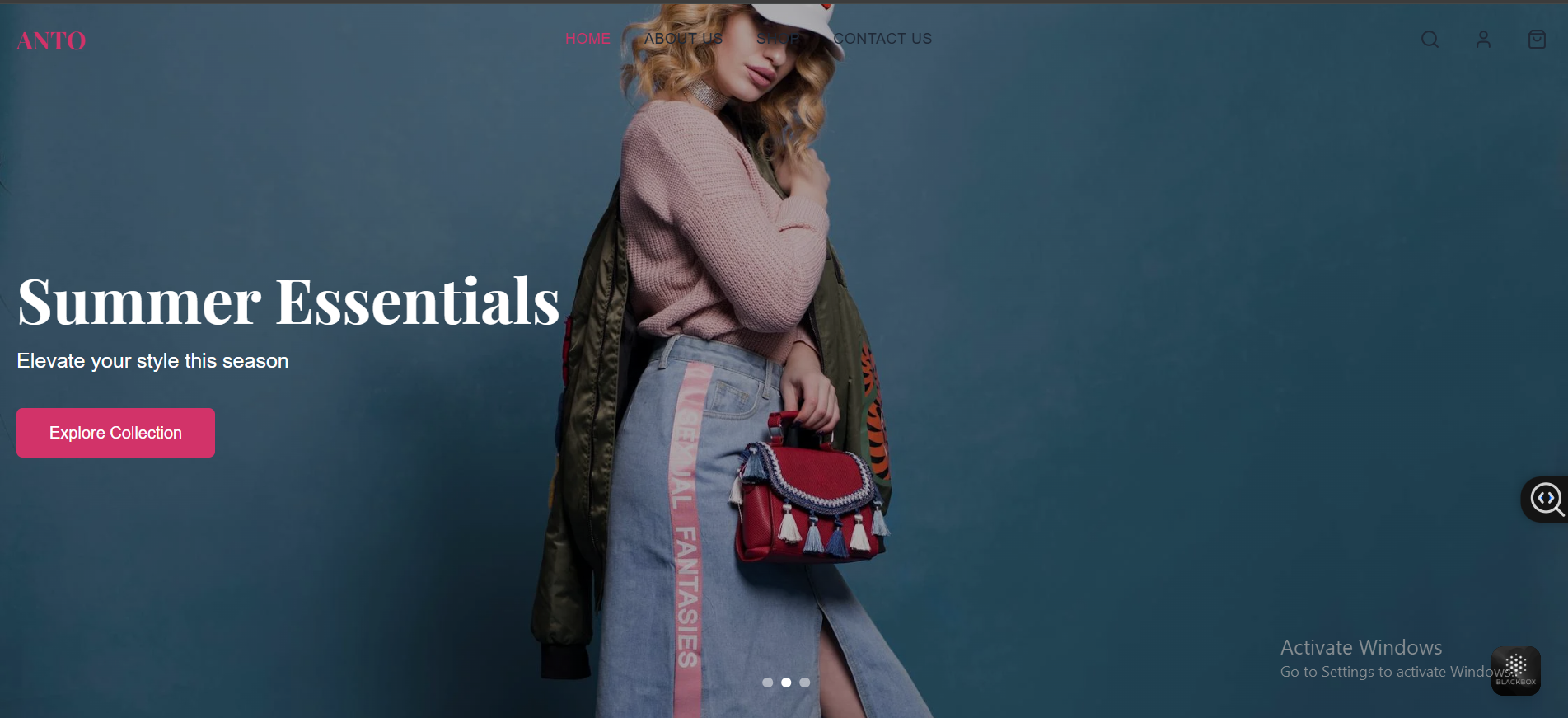 Clothing Brand Website