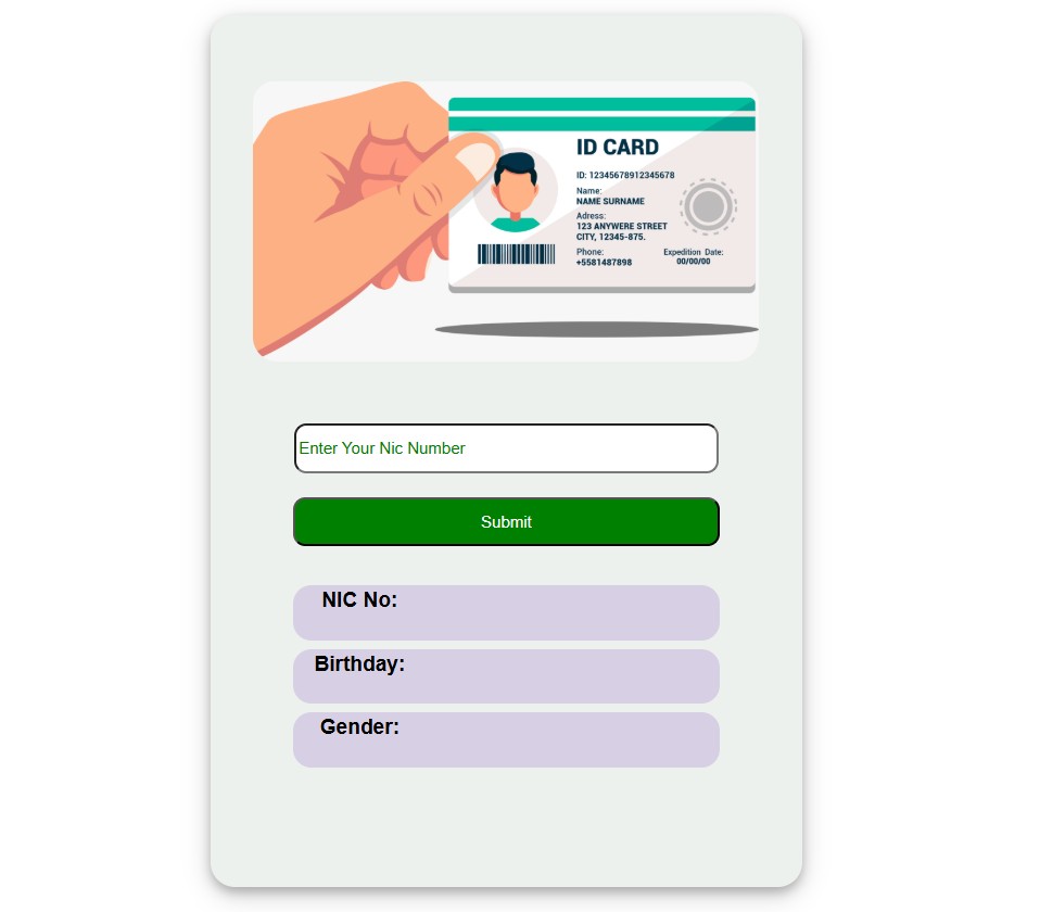 ID Card Validator